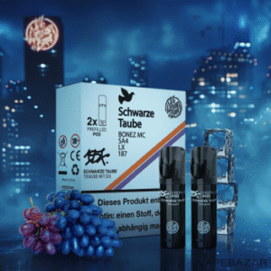 187 Pods – Schwarze Taube (2er Pack)