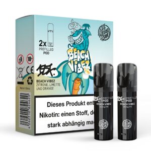 187 – POD – Beach Vibez 2 % Nikotin (2er-Pack)