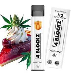 4 Blockz H3 Vape - Cherry Haze 1ml
