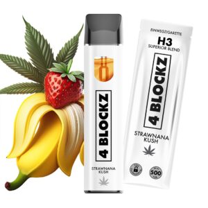 4 Blockz H3 Vape - Strawana Kush 1ml