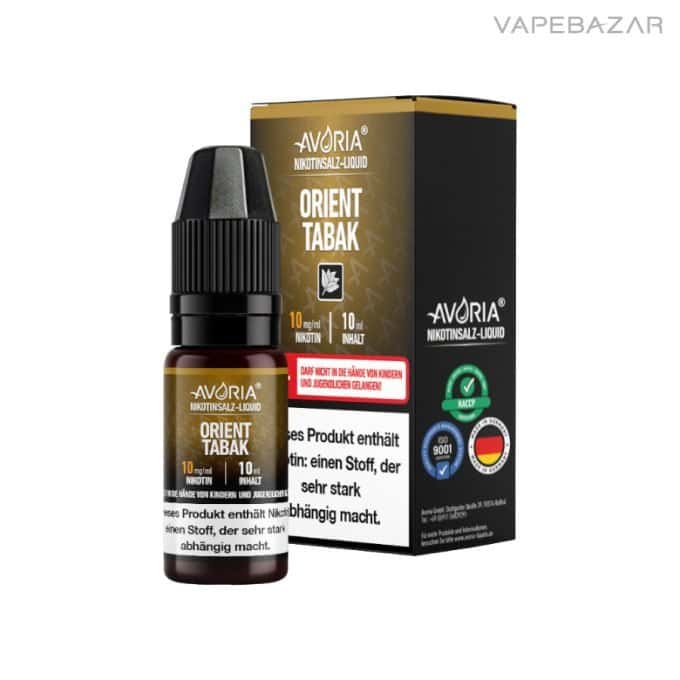 Avoria Nikotinsalz Liquid – Orient Tabak