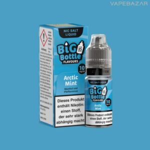 Große Flasche Nikotinsalz Liquid – Arctic Mint