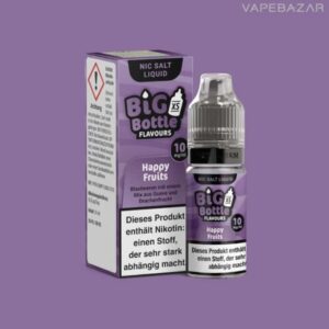 Große Flasche Nikotinsalz Liquid – Happy Fruits