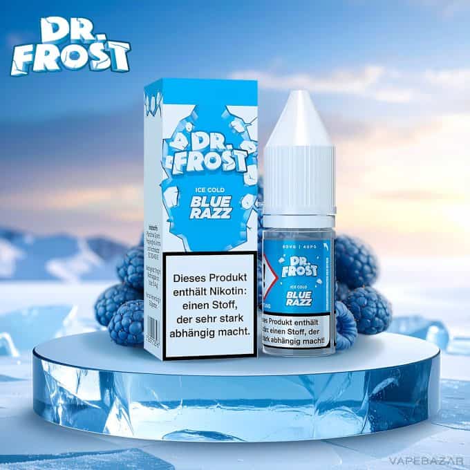 Dr. Frost Ice Cold – Nic Salt – Blue Razz
