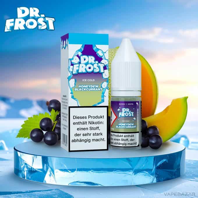 Dr. Frost Ice Cold – Nic Salt – Honigmelone Schwarze Johannisbeere