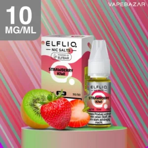 Elfliq Nikotinsalz Liquid 10ml – Erdbeer-Kiwi 10mg/ml Nikotin
