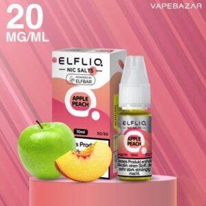 Elfliq Nikotinsalz Liquid 10ml -Apfel-Pfirsich 20mg/ml Nikotin
