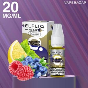 Elfliq Nikotinsalz-Liquid 10 ml – Blue Razz Lemonade 20 mg/ml Nikotin