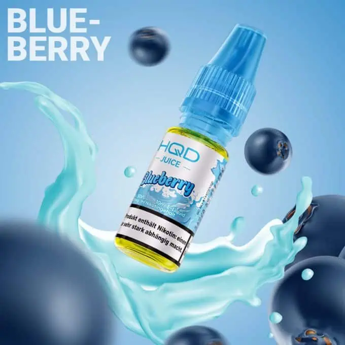 HQD Juice Liquid – Blaubeere – 18 mg/ml Nikotin