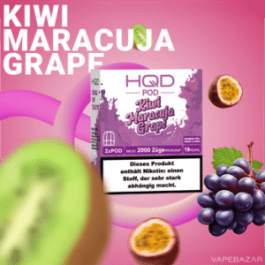 HQD Cirak 2 Pods – Kiwi Passionsfrucht Traube