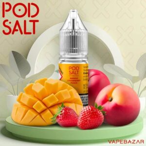 Pod Salt X Nikotinsalz Liquid – Mango Erdbeere Pfirsich