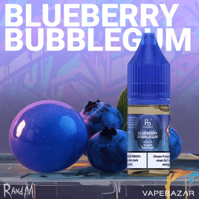 RandM Tornado Liquid – Blaubeer-Kaugummi