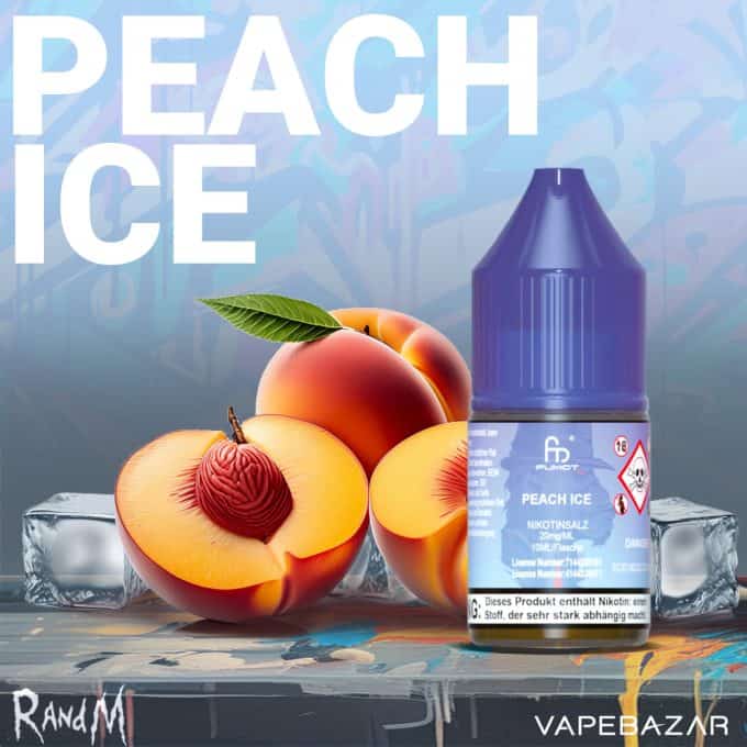 RandM Tornado Liquid – Pfirsicheis