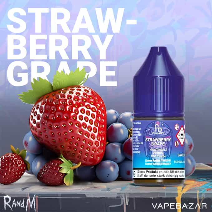 RandM Tornado Liquid – Erdbeer-Traube – 20mg/ml Nikotin