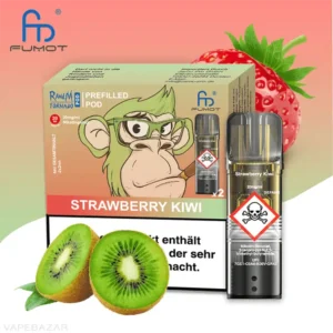 RandM Tornado Pods – Erdbeer-Kiwi (2er Pack)
