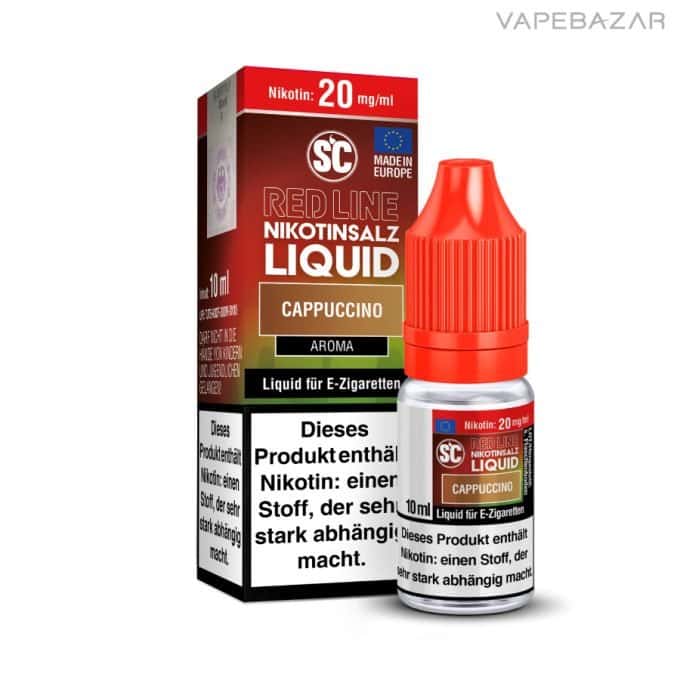 SC Red Line Nikotinsalz Liquid – Cappuccino