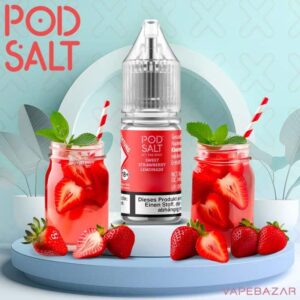 Pod Salt X Nikotinsalz Liquid – Süße Erdbeerlimonade