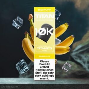 Titan 10k Kartuschen – Banana Ice (4er Pack)