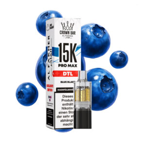 Al Fakher – Crown Bar 15K Pro Max DTL Pod – Blue Blast 10 ml
