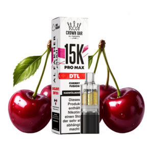 Al Fakher - Crown Bar 15K Pro Max DTL Pod - Cherry Fusion 10ml