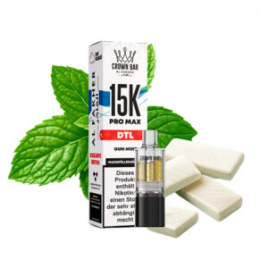 Al Fakher - Crown Bar 15K Pro Max DTL Pod - Gum Mint 10ml