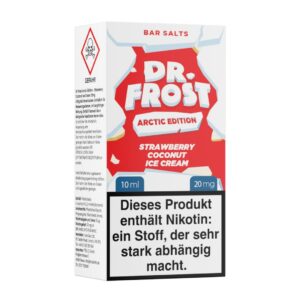 Dr. Frost - Arctic Edition Erdbeer-Kokos-Eiscreme Nikotinsalz Liquid 10ml | 20mg/ml