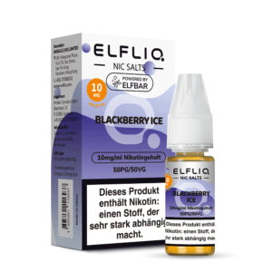 Elfliq - Blackberry Ice Nikotinsalz Liquid 10ml | 10mg/ml
