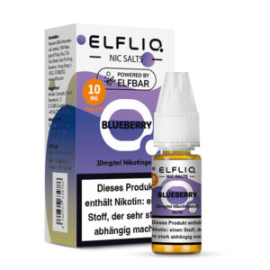 Elfliq - Blueberry Nikotinsalz Liquid 10ml | 10mg/ml