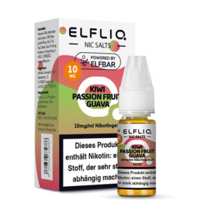 Elfliq - Kiwi Passionsfrucht Guave Nikotinsalz Liquid 10ml | 10mg/ml