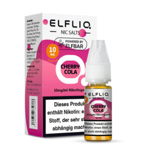 Elfliq - Cherry Cola Nikotinsalz Liquid 10ml | 10mg/ml