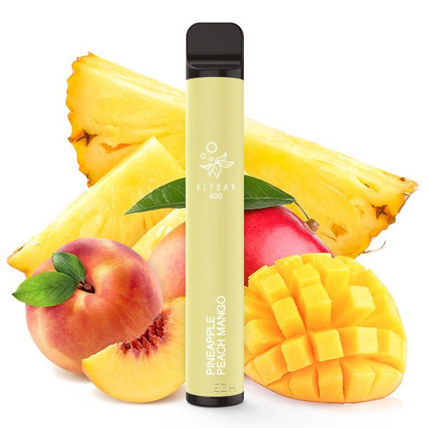 Elfbar 600 - Einweg E-Zigarette - Pineapple Peach Mango 2% Nikotin