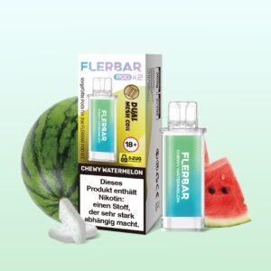 Flerbar Pod – Chewy Watermelon 2 % Nikotin (2 Pods)