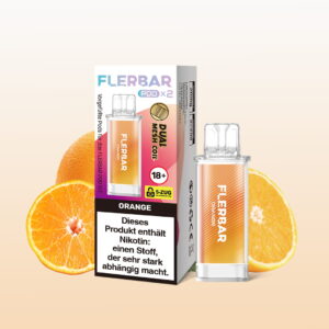 Flerbar Pod – Orange 2 % Nikotin (2 Pods)