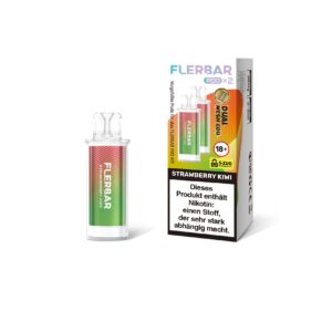 Flerbar Pod – Erdbeer-Kiwi 2 % Nikotin (2 Pods)
