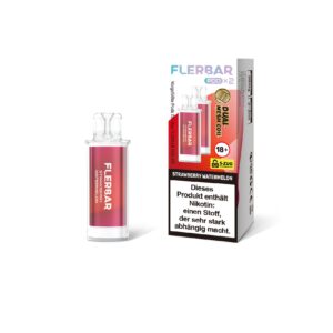 Flerbar Pod – Erdbeer-Wassermelone, 2 % Nikotin (2 Pods)