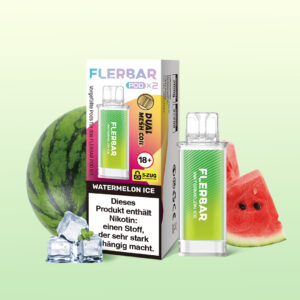 Flerbar Pod – Wassermeloneneis, 2 % Nikotin (2 Pods)
