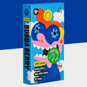 Happy420 - 10HC Deluxe Vape - Bubba Berry 1ml