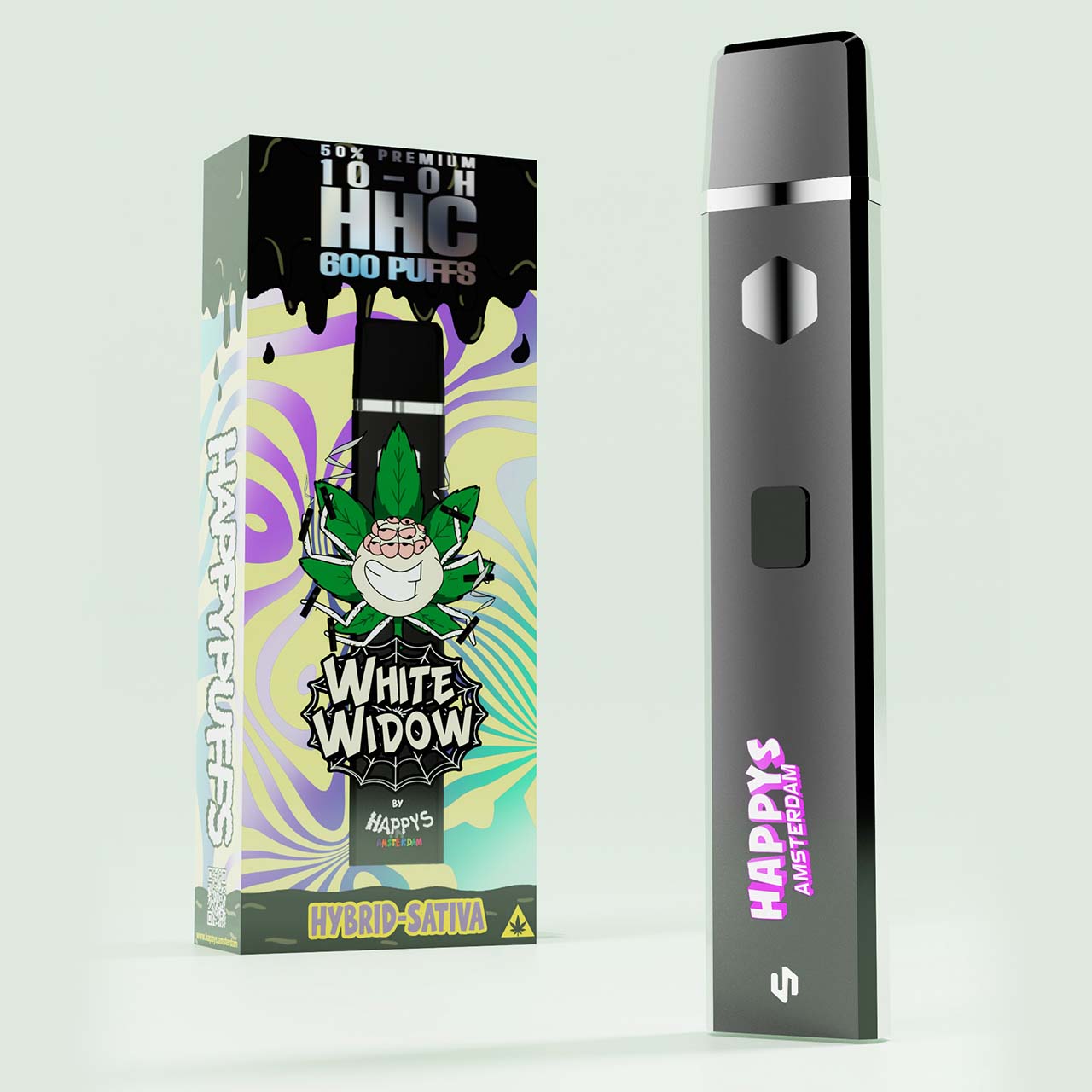Happys Amsterdam 10-OH-HHC Vape - White Widow 1ml