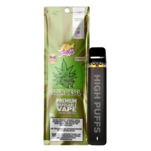 High Puffs H4 Superior Vape - Sour Diesel 1ml
