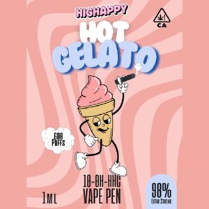 Highappy 10-OH-HHC Vape - Heißes Gelato 1ml
