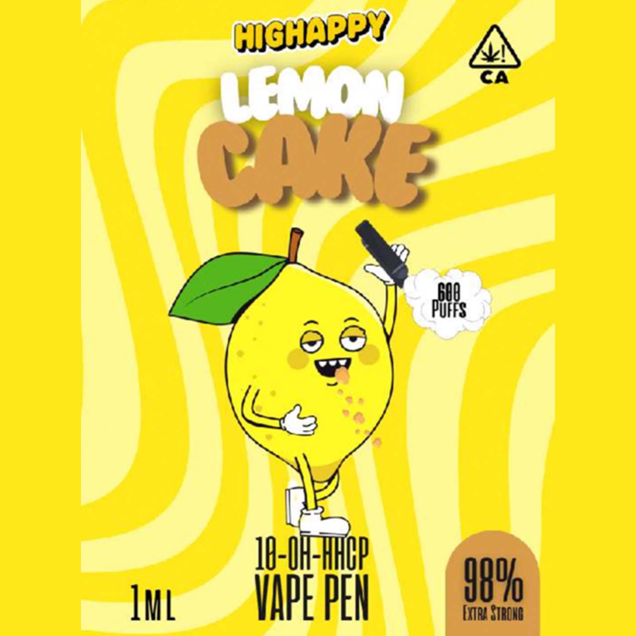 Highappy 10-OH-HHC P Vape - Zitronenkuchen 1ml