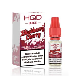 HQD Juice - Brombeer-Kirsch-Liquid 10ml | 18mg/ml