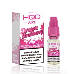 HQD Juice - Drachenerdbeere Liquid 10ml | 18mg/ml