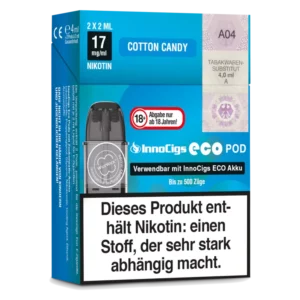 Innocigs Eco Pod – Zuckerwatte – 2er Pack