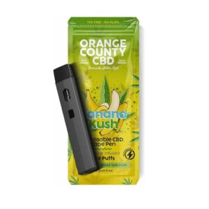 Orange County CBD Vape Einweg E-Zigarette 600mg - Zittlez - 1ml