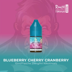 RandM Tornado - Blaubeere-Kirsche-Cranberry-Nicsalt-Flüssigkeit 10 ml | 20 mg/ml