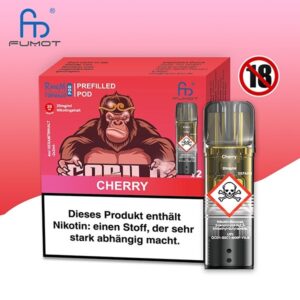 RandM Tornado - POD - Cherry 2% Nikotin 600 Züge (2 Pods)