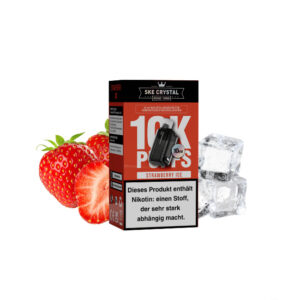 SKE – Crystal Edge 10K Pod – Erdbeereis 10 ml
