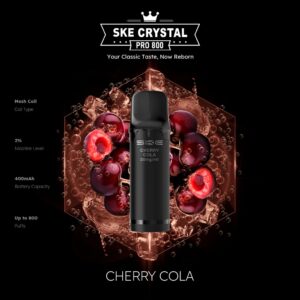 SKE Crystal Pro 800 Pod – Cherry Cola 2 % Nikotin (2er-Pack)