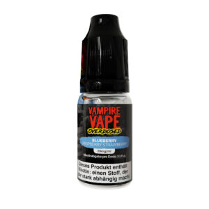 Vampire Vape - Overdosed Blaubeere Himbeere Erdbeere Nikotinsalz Liquid 10ml | 20mg/ml